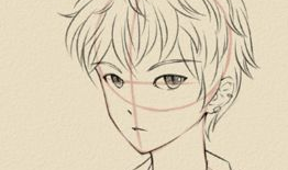 画漫画男子,风采独树一帜